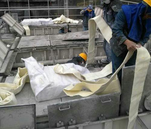 大量回收煉鋼廠廢舊布袋，熱電廠廢舊布袋